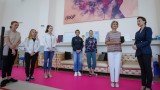 Весела Лечева посети гимнастичките, пожела им да носят гордо националния байрак на Световното 