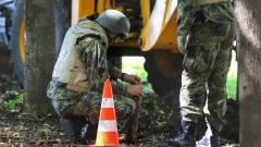 Отцепиха парка пред НДК в София заради невзривен снаряд