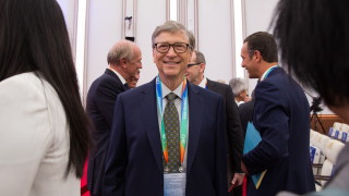 Милиардерът филантроп и основател на Microsoft Бил Гейтс влезе с