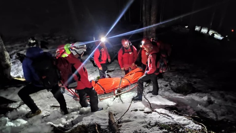 Планински спасители помогнаха на пострадал алпинист в резервата, разположен в