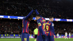 Барселона се развихри след почивката и избегна плейофите в Шампионската лига