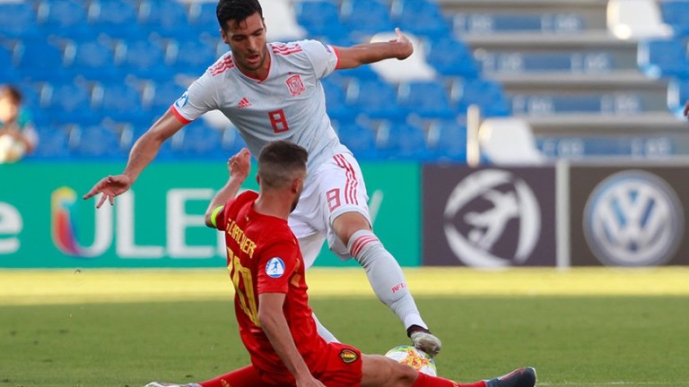 Националният отбор до 21 години на Испания записа първата си