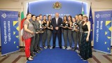  Министър Кралев награди медалистките от Евро 2018 