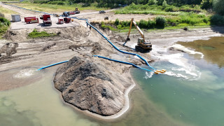 Стартира прехвърлянето на вода от река Дунав към водното огледало