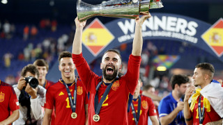 Защитникът Дани Карвахал отбеляза победната дузпа за Испания във финала