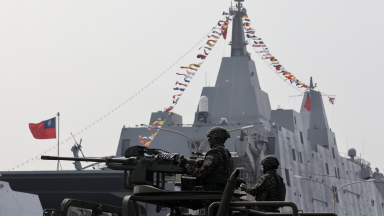 Министерството на отбраната на Тайван обвини Китай в събота, че