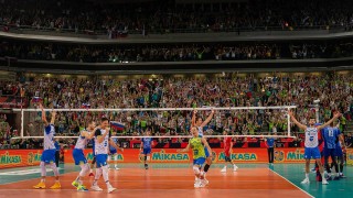 Волейболният отбор на Словения детронира шампиона Русия в зрелищен мач