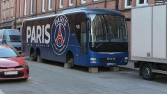 Автобусът на ПСЖ е бил потрошен в Билбао