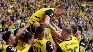 Борусия (Дортмунд) спечели последния си домакински мач за сезона, Ройс вкара гол