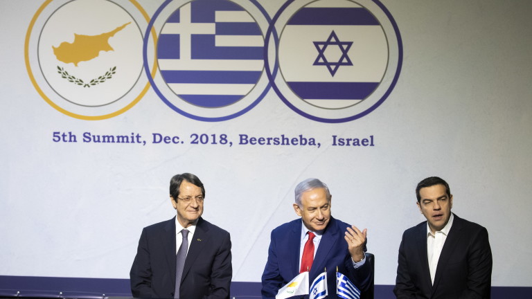 Гърция, Израел и Кипър постигнаха споразумение за строителство на газопровод,