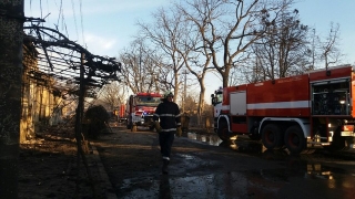Пожар е възникнал в село Церковски община Карнобат област Бургас
