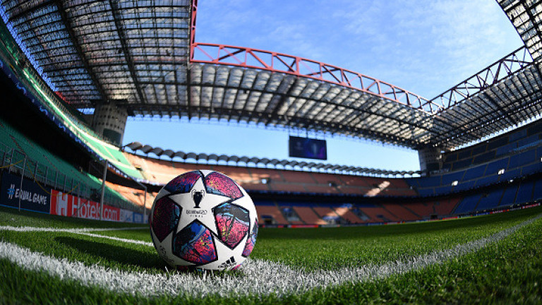 УЕФА отложи два мача от Шампионската лига