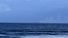 Пожар на товарен кораб край Нидерландия
