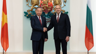 Президентът Румен Радев и генералния секретар на Централния комитет на