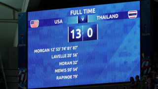 САЩ вкара 13 гола на Тайланд на старта на дамския футболен Мондиал