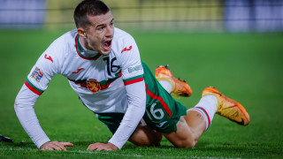 Крилото на младежкия национален отбор Марин Петков говори пред медиите