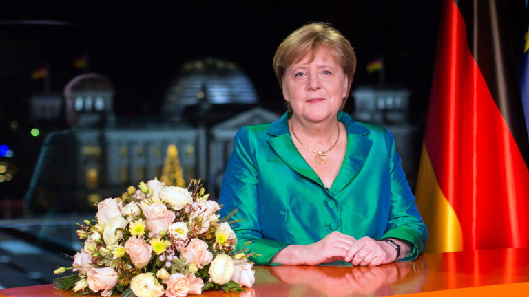 Канцлерът на Германия Ангела Меркел използва новогодишното си послание към