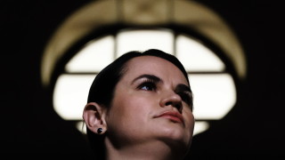 Бившият кандидат за президент на Беларус Светлана Тихановска е обявена