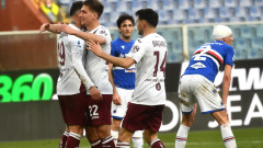 Торино победи Сампдория с 2:1 в Серия "А"