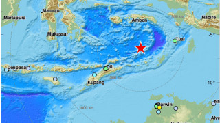 Земетресение от 7,3 по Рихтер край Индонезия и Източен Тимор