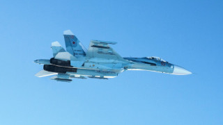 Русия вдигна Су-27 срещу изтребители на НАТО