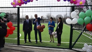 Зам.-министър Ваня Колева откри многофункционално спортно игрище в Айтос