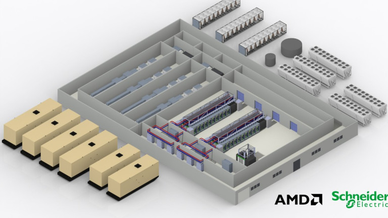 Schneider Electric и AMD с първи референтен дизайн за AI фабрики