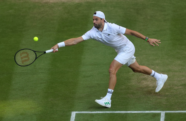 Григор Димитров се оправи ослепително в първите два сета