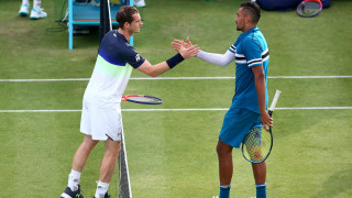 Ник Кирьос вгорчи завръщането на Анди Мъри който почти година