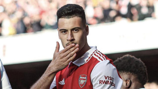 Нападателят на Арсенал Габриел Мартинели каза че бившият нападател на