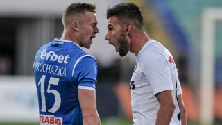 Нападателят на Славия Цветелин Чунчуков който е юноша на