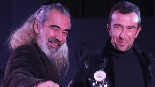 Режисьорът Андрей Слабаков актьорът Петьо Петков Шайбата и рап изпълнителят PAFF са