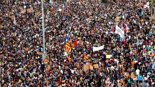 Масова стачка в Каталуния