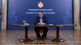 Сръбският президент Александър Вучич обяви че днес в Белград е
