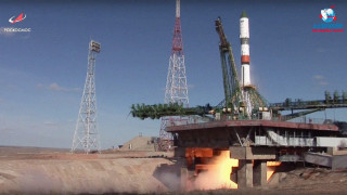 Успешно потегли ракета Союз от космодрума Байконур към Международната космическа