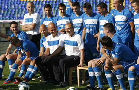 СНИМКИ: Левски се снима за календар