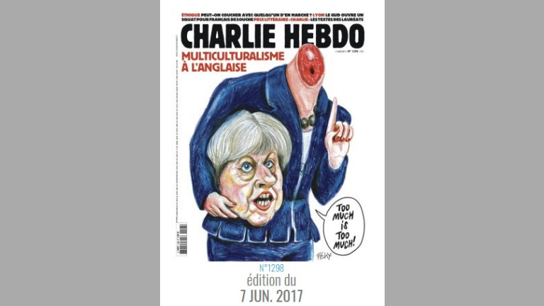 „Шарли ебдо” „отряза” главата на Тереза Мей  - „Мултикултурализъм по британски”