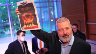 Дмитрий Муратов е главен редактор на независимия вестник Новая газета