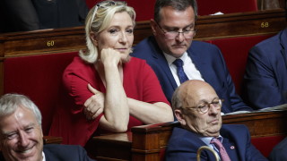 Лидерът на френската партия Национално обединение бившият Национален фронт Марин