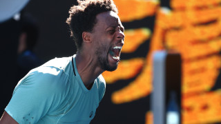 Френският ветеран Гаел Монфис влезе в историята на Откритото първенство