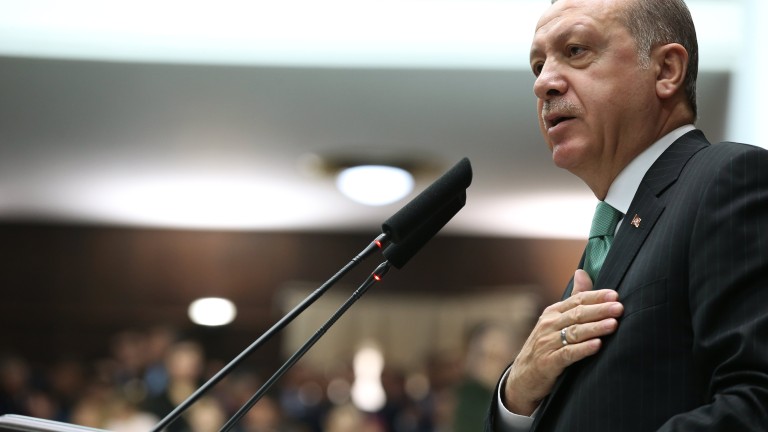 Турският президент Реджеп Тайип Ердоган обяви, че решението на Вашингтон