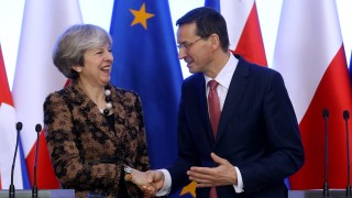 Британският премиер Тереза Мей заяви че Великобритания и Полша са