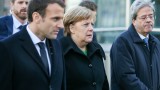 Меркел и Макрон помолиха Путин да подкрепи резолюцията за Сирия