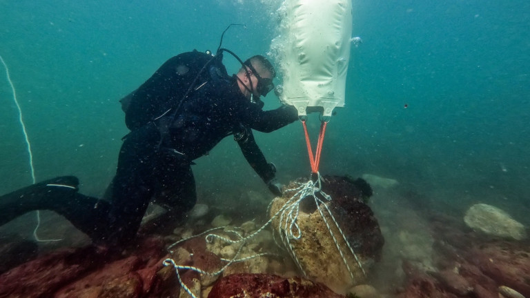 Снимка: Археолози откриха останки от потънал кораб и тайнствен остров при устието на Камчия