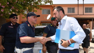 Вицепремиерът и вътрешен министър на Италия Матео Салвини заяви че