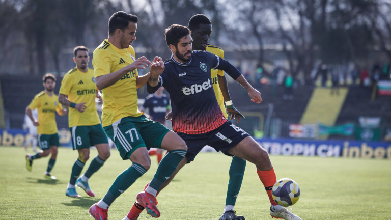 Добруджа - Лудогорец 0:1, Кайо Видал откри в добавеното време на първата част