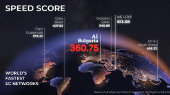 5G ULTRA мрежата на А1 България е в Топ 10 на най-бързите мрежи 