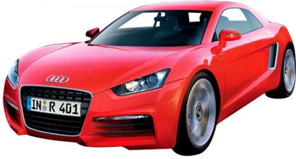 Идва малкото купе Audi R4  