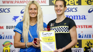 Трикратните европейски шампионки по бадминтон на двойки жени Стефани Стоева