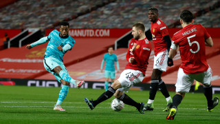 Манчестър Юнайтед - Ливърпул 3:2, гол на Бруно Фернандеш